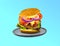 A Classic hamburger
