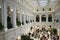 Classic and historic former General Post Office turned into H&M shop with simple adornment in Melbourne CBD, Victoria, Australia