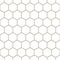 Classic Honeycomb Hexagon Geometric Vector Repeated Seamless Pattern, in Neutral Beige / Taupe. Perfect for Weddings