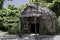 Classic hut used by the native American Wampanoag tribe at Plimoth plantation