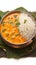 A classic Indian comfort food Dal Chawal, perfect for lunch.