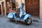 Classic Italian Vespa scooter