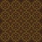 Classic Javanese batik pattern with simple dark brown color