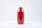 classic ketchup bottle on white background