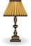 Classic lamp with golden ornaments