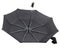Classic Little Black Umbrella over white with Clipping Path