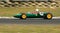 Classic Lotus Formula Junior racing car at speed