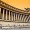 Classic marble colonnade, Vittoriano Rome