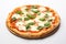Classic Margherita Pizza with Thin Crust and Tangy Tomato Sauce, Authentic Italian Delight