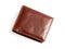 Classic Men\\\'s Leather Wallet: Timeless Elegance in Isolation