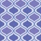 Classic mid century very peri and blue ogee seamless pattern.