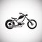 Classic Motorcycle icon on white background for graphic and web design, Modern simple vector sign. Internet concept. Trendy symbol