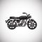 Classic Motorcycle icon on white background for graphic and web design, Modern simple vector sign. Internet concept. Trendy symbol
