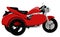 Classic motorcycle with sidecar side view graffiti style isolated illustration