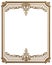 Classic moulding golden frame with ornament decor for classic in