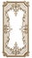 Classic moulding golden frame with ornament decor for classic in