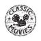 Classic movies rubber stamp