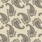 Classic Native Paisleys Seamless Pattern for wallpaper design