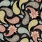 Classic Native Paisleys Seamless Pattern for wallpaper design