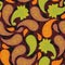 Classic Native Paisleys Seamless Pattern for wallpaper design