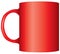 Classic office red mug