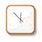 Classic office wall clock icon