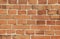 Classic old red brick wall, weathered