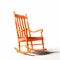 Classic Orange Rocking Chair