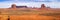 Classic Panorama of American West, Monument Valley