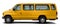 Classic passenger minibus in yellow.