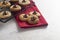 Classic Peanut Butter Blossom Cookies on Kitchen Counter