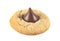 Classic Peanut Butter Blossom Cookies on a White Background