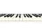 Classic piano keys background