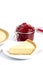 Classic Plain No Bake Cheesecake in a Graham Cracker Crust and C