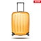 Classic plastic luggage suitcase for air or road