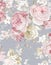 Classic Popular Flower Seamless pattern background