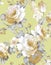 Classic Popular Flower Seamless pattern background