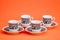 Classic Porcelain Turkish Coffee Cups