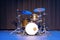 Classic professional basic drum kit set on a stage