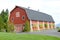 Classic Red Barn Rural Farm Building