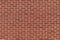 Classic red brick background in running bond pattern, copy space