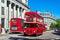 Classic Red Routemaster - Double Decker Buses, London, UK