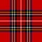 Classic red tartan