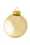 Classic reflective silver christmas ornament