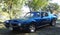 Classic Restored Blue Pontiac Firebird Formula 400