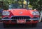 Classic Restored Red And White Corvette Convertible