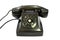 Classic retro dial style black house telephone