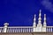 Classic roof balcony with blue sky in Andalusia - Spain