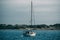 Classic sailboat in Morro Bay, California