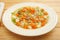 Classic Scotch Broth Vegetable Soup Bowl